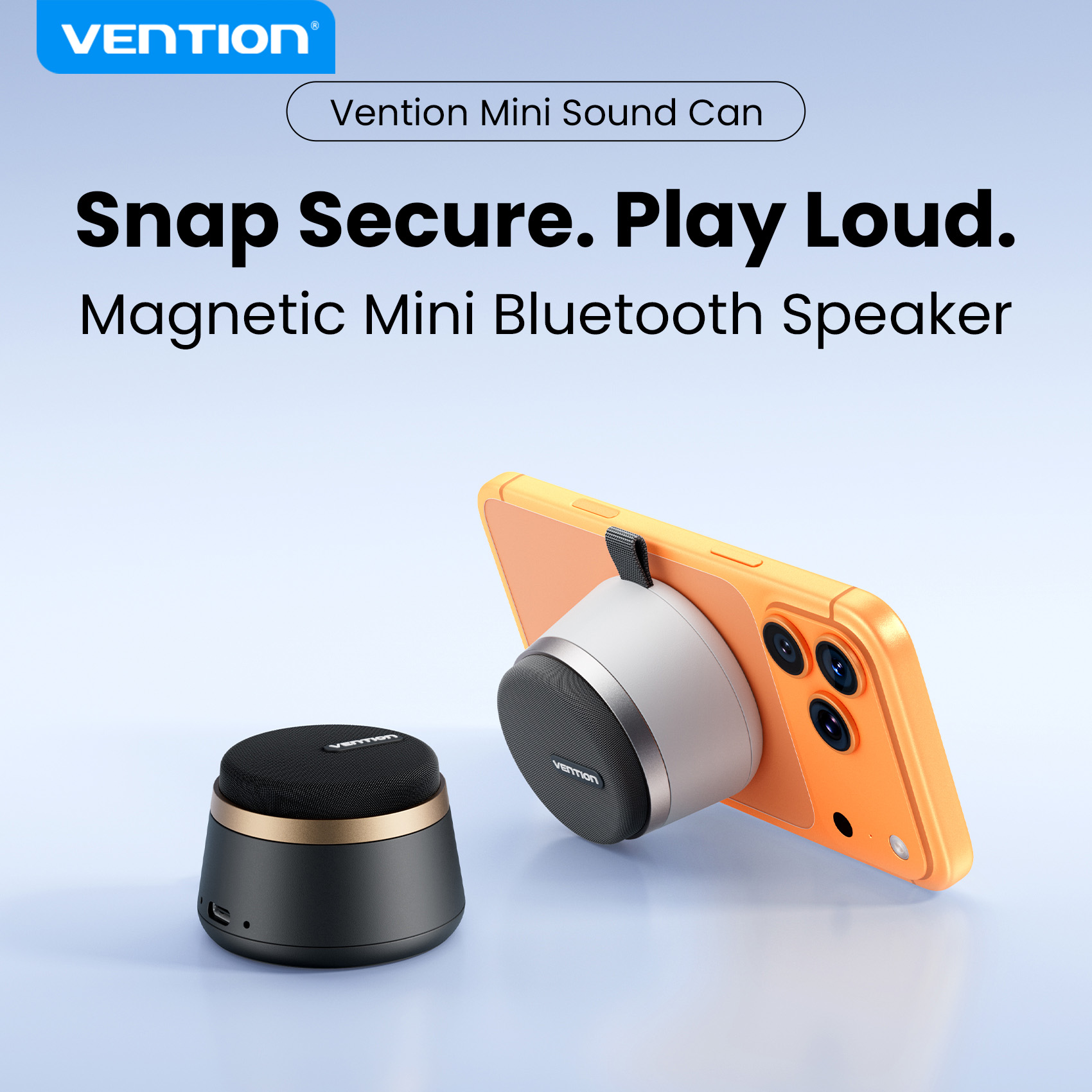 Google Speaker Nest Mini - Altavoz Bluetooth Portátil Magnético Vention, IPX6