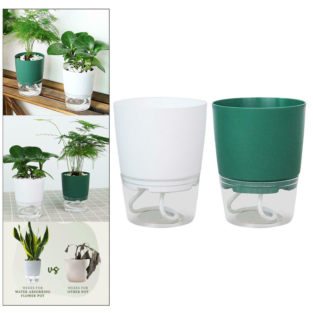 Aloe Vera Pot - Maceta hidropónica perezosa, maceta automática absorbente