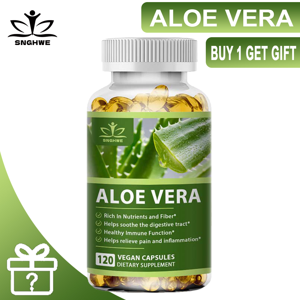 Cápsulas orgánicas de Aloe Ver - Aloe Vera Pot reseña y precio